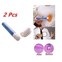 Efaster Magical Decontamination Pen,Stain Remove Eraser Pen for Clothes/Carpets,Clean Pen Cleaning Detergent Clothes Grease Stain Removal Erase Scouring Pen,Home Textile Emergency Cleaner (2 Pcs)