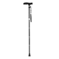 B.YDCM - Walking Cane Crutches One Foot Aluminum Alloy Stainless Steel Armrests Non-Slip Cane Telescopic Safety Light Walking Stick