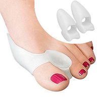 Best-selling 2 Pcs Medical-grade Silica Gel Bunion Protectors Big Toe Separators Straighters Spreaders Correctors for Perfect Toe Alignment