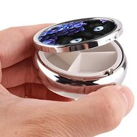 Pill Case Black Cat Waterproof Daily Medicine Portable Personal Delicate Pill Box