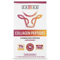 Collagen Peptides Stick Packs Hydrolyzed Protein Powder 18oz - Supplement for vital Joint & Bone Support, Glowing Skin, Strong Hair & Nails, Digestive Health - Unflavored, Hormone-free, Grass Fed & Pa
