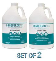 Fresh Products Bio Conqueror 103 Multi Purpose Cleaner Choice of Cherry, Lemon, Spring Time, Green Apple, Tutti Fruitti 1 GAL [SET OF 2] (Spring Time)
