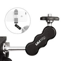 Adjustable Friction Power Articulating Magic Arm Monitor Bracket Mount with 1/4" Screw Mount for Sony A6400 A6300 Canon Nikon DSLR LCD Monitors LED Video Lights