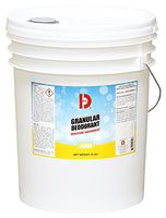 Big D 151 Granular Deodorant Moisture Absorbent, Lemon Fragrance, 25 lb Container - Absorbs Accidental Spills for Easy Clean-up - Ideal for use in Garbage dumpsters, Trash cans, kennels