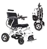 Ultra Lightweight 2020 Model Wide Seats Fold & Travel Lightweight Motorized Wheelchairs Electric Silla De Ruedas Power Wheelchair Power Scooter Aviation Travel Safe Heavy Duty Mobility Aids Chair