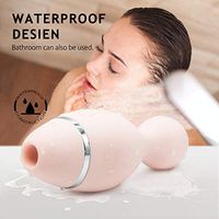 Nice Oral Invisible Licking Rechargeable Waterproof Rabbit Toy with Vibration & Suction, çlǐtorial Stimulàtion Toys Sùcking Toy for Women