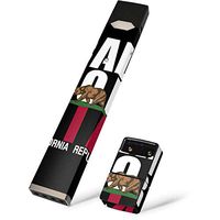 Skinit Decal Wrap for Juul E-Cigarette - Originally Designed California Black Block Design