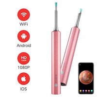 BEBIRD C3 Ear Cleaner, Ear Wax Removal Tool Wireless Otoscope with 1080P HD Waterproof Digital Endoscope with 6 LED Light, 3 Ear Cleaning Kits Mom Gadgets for Baby Ear Cleaner Checking (Pink)
