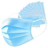 50 PCS Filter 3-ply Disposable Face Mask Personal protection dust-proof Anti Spittle Eye Mask for Earloop