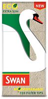 Swan Eco Extra Slim Biodegradable Filter 120 Pre Cut Filter Tips (20)