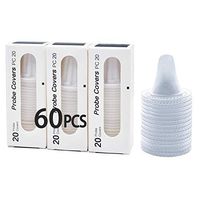60PCS Ear Thermometer Probe Covers Disposable Thermoscan Refill Cap Lens Filters Digital Thermometers Cover Earmuffs for Kids Adult
