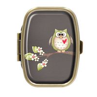 Guojew Cute Owl Custom Fashion Square Pill Box Tablet Holder Pocket Purse Organizer Case Decoration Box
