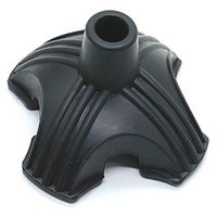 Baby bells 3/4 inch/19mm Stabilizing Device Self Standing Quadruple Cane Tip,Rubber Walking Cane Tip Self Standing Cane Tip, Standing Quad Support Cane Tip（Black）