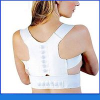 Magnetic Posture Corrector Women Orthopedic Lumbar Support Belt Correct Posture Brace 12 Magnets