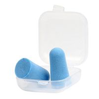NszzJixo9 Soft Foam Ear Plugs Tapered Travel Sleep Noise Prevention Earplugs Improve Sleep Hearing Protection Hearing Sleeping Snoring Work Travel and Loud Event (Sky Blue)
