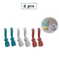 Yimeezuyu Lazy Shoe Helper 6 Pcs Shoe Lifting Helper Shoe Horn Wear Shoe Helpers Easy on Easy Off Travel Shoehorn Shoe Helper for Men, Women and Kids