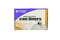Stout by Envision Commerical 57 Gallon Orange Can Liners - 100 Bags - 1 mil Heavy Duty Industrial Puncture & Tear Resistant Garbage Trash Bags