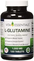Vita Essentials L-glutamine 1000 Mg Tablets, 120 Count
