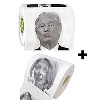 Minch Donald Trump and Nancy Toilet Paper, Novelty Political Gag Gift - Prank Funny Toilet Paper (Nancy Trump Kiss)