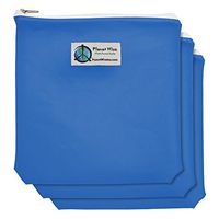 Planet Wise Tint Quart Bag - 3-Pack - Zipper (Blue)