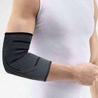 NEWBIT Elbow Brace Compression Sleeve , Breathable Elbow Elastic Support for Tennis Elbow, Tendonitis, Arthritis, Weightlifting (Black, XL)