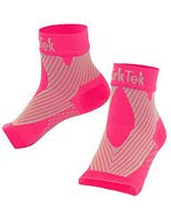 MDSOX 096962784881 Premium Ankle Compression Foot Sleeve, Small, Pink (Pack of 2)