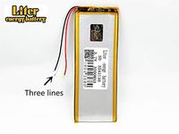 3 Lines 3.7V 3000mAh 3545138 Lithium Polymer Ion Rechargeable Battery Lithium Polymer Li-Po Battery for MP4 GPS MP3 Bluetooth Stereo DIY Gift