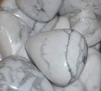 Howlite White Tumblestones - Large