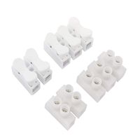 JABINCO 100Pcs 2P CH2 + 3P CH3 Quick Connector Spring Wire Connector Screw Terminal Barrier Block for LED Strip Light Wire Connecting