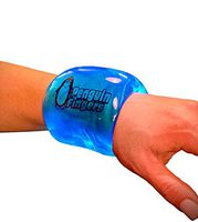 Penguin Fingers Wrist Cryotherapy Compression Pack - Cold Therapy Wrist Support Sleeve - Reusable Ice Gel Wrap Brace - Pain Relief from Carpal Tunnel, Sprain, Sore Joint - Small to Medium Wrists