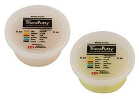 TheraPutty Standard Exercise Putty Tan - XX-Soft, Yellow - X-Soft 2 OZ Each - Bundle