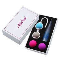 Adorime Kegel Exercise Weights - Ben Wa Kegel Balls Weighted Exercise Kit for Beginner - Doctor Recommended Tightening Training System for Women, Bladder Control & Pelvic Floor Exercises (4-Piece Set)