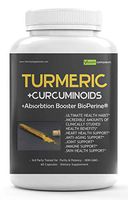 Turmeric Capsules with BioPerine® Absorption Booster Plus Curcuminoids - an Ultimate Health Booster Habit - Non GMO. USA. All Natural. Vegetarian Friendly. Vegan Friendly.