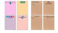 Funny Adult Note Pad Assorted Pack - 8 Funny Notepads - Great Gift Idea