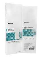 McKesson - Adhesive Dressing McKesson 4 X 14 Inch Polypropylene / Rayon Rectangle White Sterile - 1/Each - McK