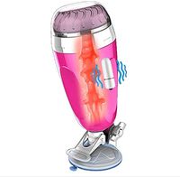 CSYYY Men's Deep Throat Toys, Hands-Free Intelligent Heating Men's Sucker High Speed Telescopic Rotary Electronic Massage Massage Cup, T-Shirt