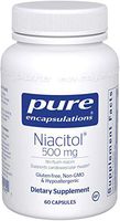 Pure Encapsulations - Niacitol 500 mg - Hypoallergenic No-Flush Niacin to Support Digestion, Hormone Synthesis, and Tissue Formation - 60 Capsules