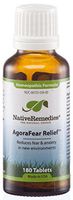 Native Remedies AgoraFear Relief - Natural Homeopathic Formula Relieves Fear & Anxiety in New Environments - Temporarily Relieves Sweating, Trembling or Shortness of Breath - 180 Tablets