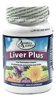 Omega Alpha Liver Plus-Liver Healthy Support Formula 90 Veg Capsules