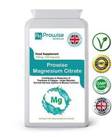 Magnesium Citrate 150mg 120 Capsules I UK Manufactured to GMP for Consistent High Quality I Suitable for Vegetarians & Vegans by Prowise Healthcare