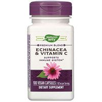 Natures Way Echinacea and Vitamin C - 492 mg - 100 Capsules -pack of 1