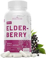 Healthios Elderberry Immune Support Capsule with Vitamin C and Zinc - Immune Booster for Adults, Men and Women - High Potency and More Effective Than Elderberry Syrup or Elderberry Gummies