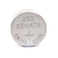 Renata Strip of 10 Genuine Fresh 393 SR754W Swiss Made Silver 1.55v Batteries