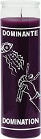 Indio Products Domination Purple Candle - Silkscreen 1 Color 7 Day