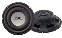 2) PYLE PLWCH12D 12" 2400W Shallow-Mount Car Audio Subwoofers Slim Subs Woofers