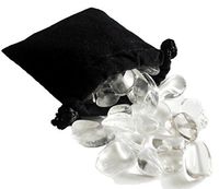 The Magic Is In You Sharing Stones - 2 oz (55-65) Clear Quartz XS Tumbled Crystals with Description Card & Pouch