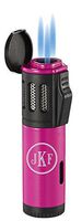 Personalized Visol Artemis Pink Triple Torch Flame Cigar Lighter - Free Engraving (Roman Monogram)
