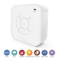 White Noise Machine, White Noise Sound Machine, High Fidelity 9 Natural and Soothing Sounds Machine, Portable Sleep Sound Therapy Machine with Baby Soothing Night Light for Home, Office, Baby, Travel