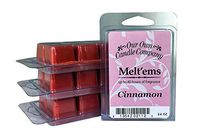 Our Own Candle Company Premium Wax Melt, Cinnamon, 6 Cubes, 2.4 oz (4 Pack)