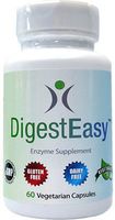 DigestEasy Enzymes - Doctor Formulated Proprietary Blend of 15 Enzymes. 100% Vegan Including Capsule. High Potency Natural Aid for Indigestion, Gas, Bloating, Acid Reflux, Burning; Aids Absorption